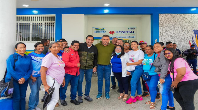 Plan “Anzoátegui Vital” entrega trabajos de climatización en el Hospital de Anaco