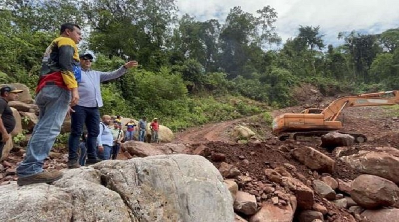 Construcción del puente sobre el río Zúñiga avanza en el estado Táchira