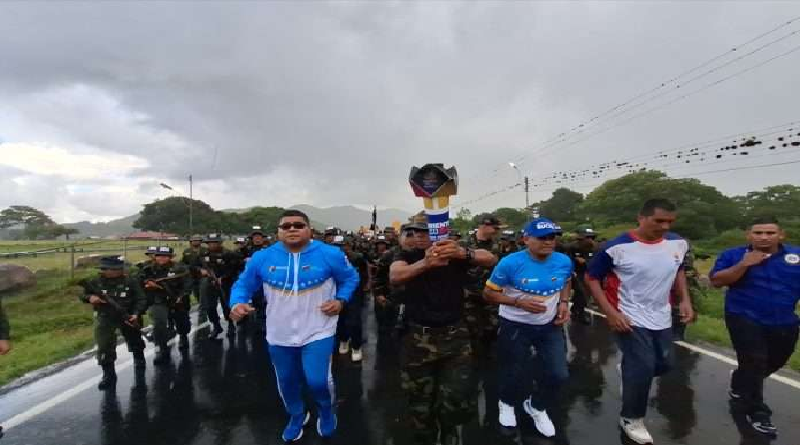 Fuego Patrio de Juegos Nacionales y Paranacionales Oriente 2024 llega a Sucre