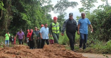 Despliegan frentes de trabajo ante fuertes lluvias en municipios de Trujillo