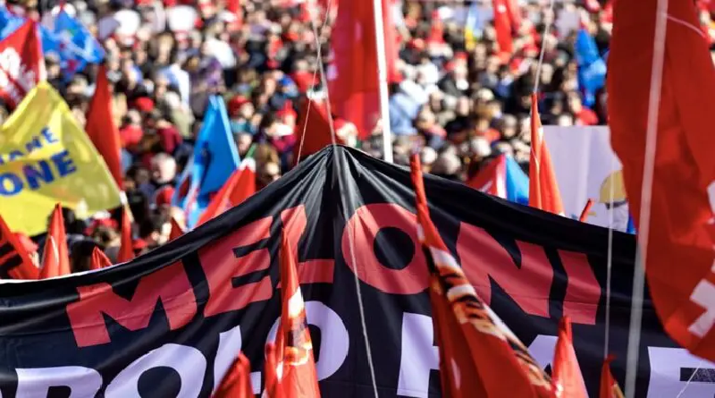 Convocan a huelga general contra políticas del Gobierno italiano