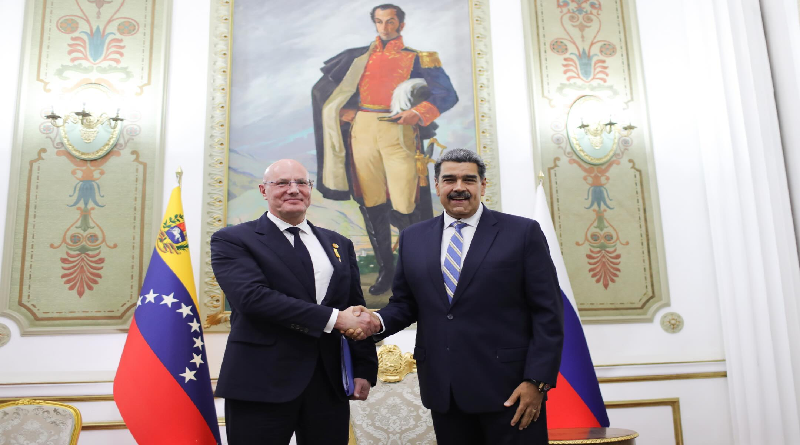 Presidente Maduro recibe al viceprimer ministro de Rusia en el Palacio de Miraflores
