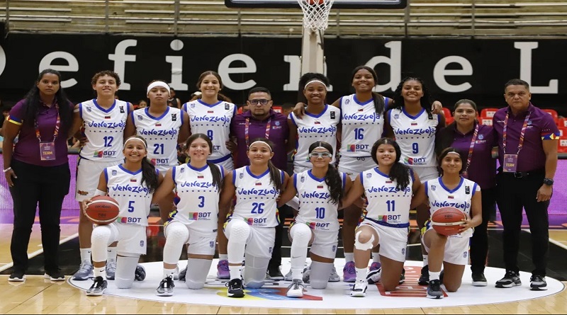 Venezuela conquista el U15 femenino de básquet al derrotar a Colombia 72-59