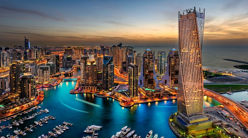 Emiratos Árabes Unidos construye primera estación de taxis aéreos
