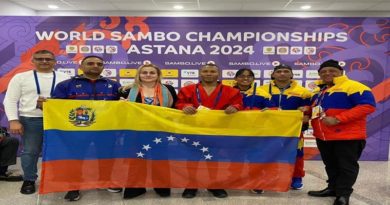 Venezuela gana bronce en Campeonato Mundial de Sambo “Kazajistán 2024”