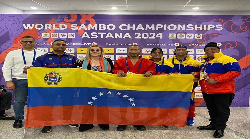Venezuela gana bronce en Campeonato Mundial de Sambo “Kazajistán 2024”