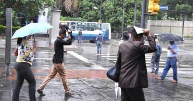 Prevén temporada fría y lluviosa entre noviembre y enero en Venezuela