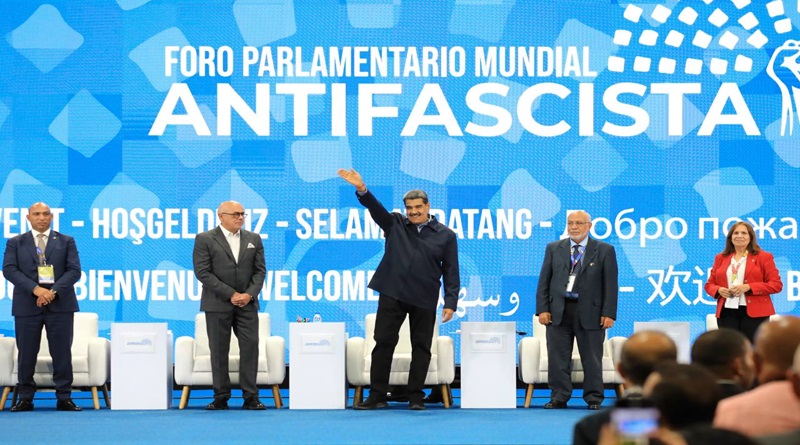 Presidente Maduro clausura primer Foro Parlamentario Mundial Antifascista