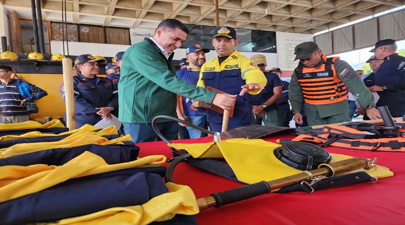 Estado Mérida recibe dotación y equipos para protección ciudadana