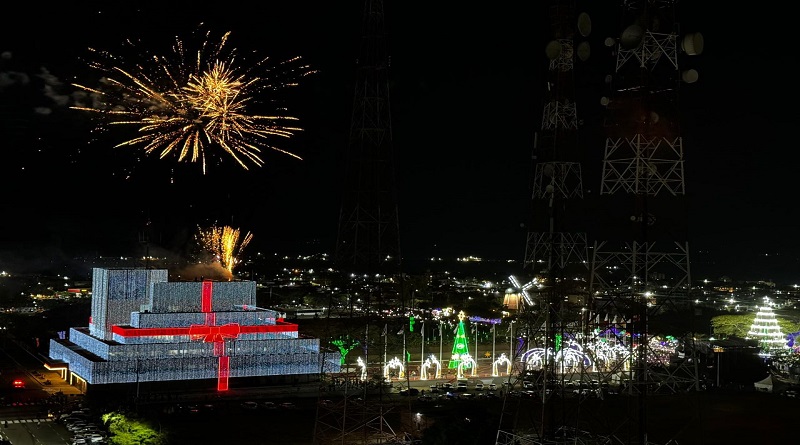 Puerto Ordaz se viste de magia con el encendido de luces navideñas