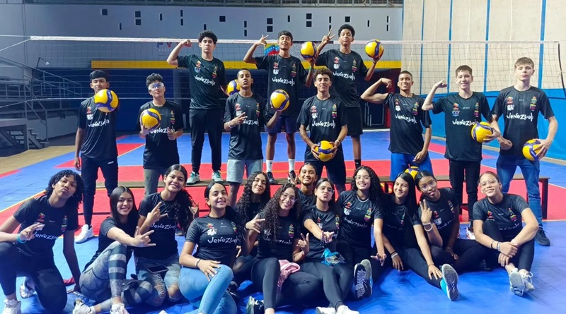 Preselección de voleibol se prepara rumbo a Suramericanos Escolares