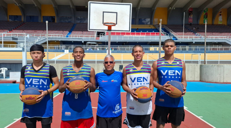 Equipo venezolano de Baloncesto 3×3 se prepara para los juegos Suramericanos Escolares