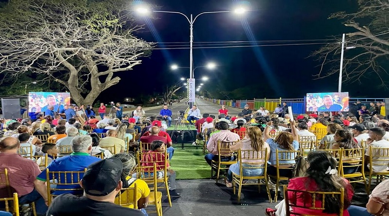 Inauguran primera etapa de la avenida Circunvalación en Valle de la Pascua