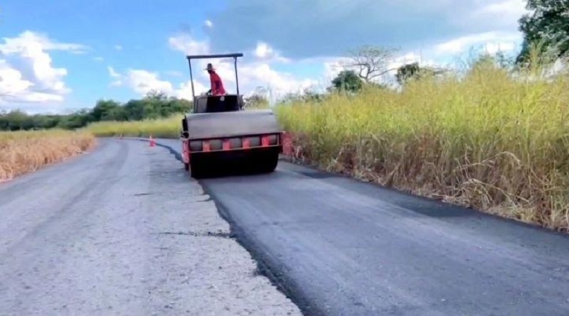 Avanza rehabilitación vial en la Troncal 13 del estado Guárico
