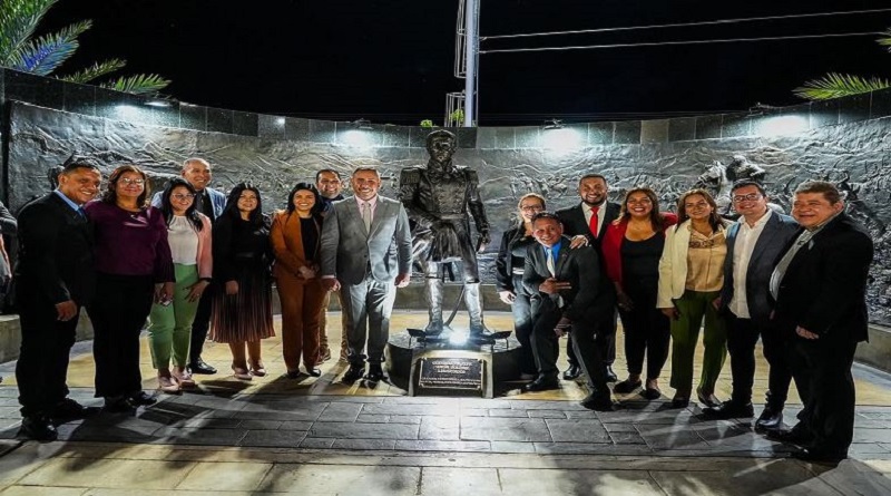 Inauguran El Paseo de las Grandes Batallas de Independencia en Barcelona