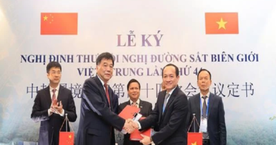 Vietnam y China firman acuerdo de cooperación en transporte ferroviario