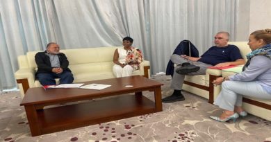 Defensor Alfredo Ruiz arribó a la República de Guinea Ecuatorial