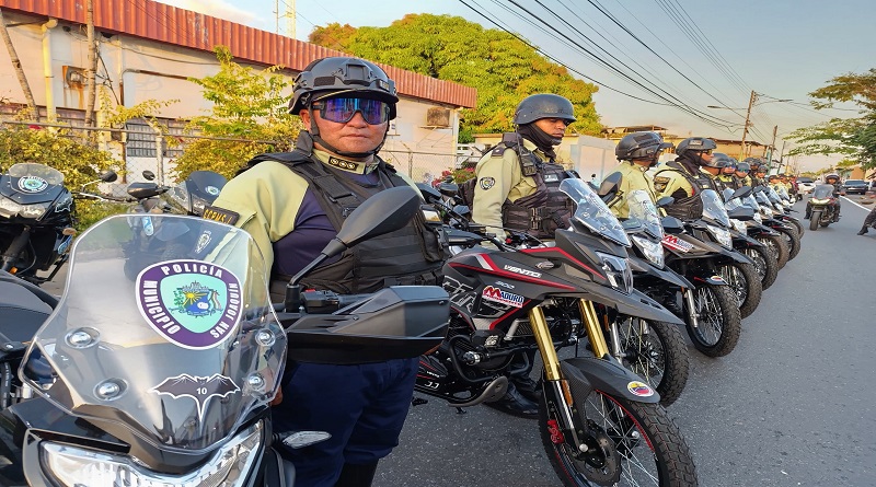 Entregan patrullas y motos a la Policía Municipal de San Joaquín de Carabobo