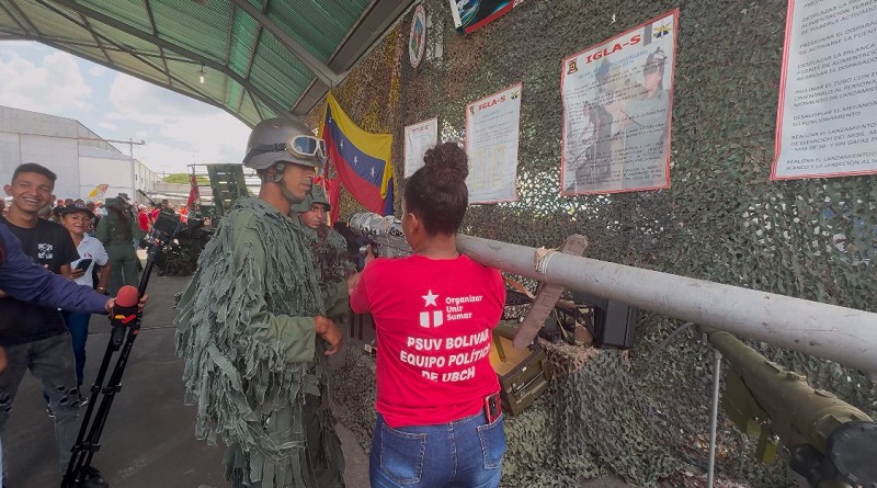 Pueblo de Aragua realiza ejercicios cívicos -militares para defender la paz