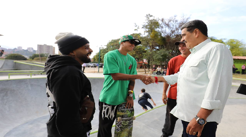 Presidente Maduro inaugura Parque de Patinaje Extremo Alí Primera