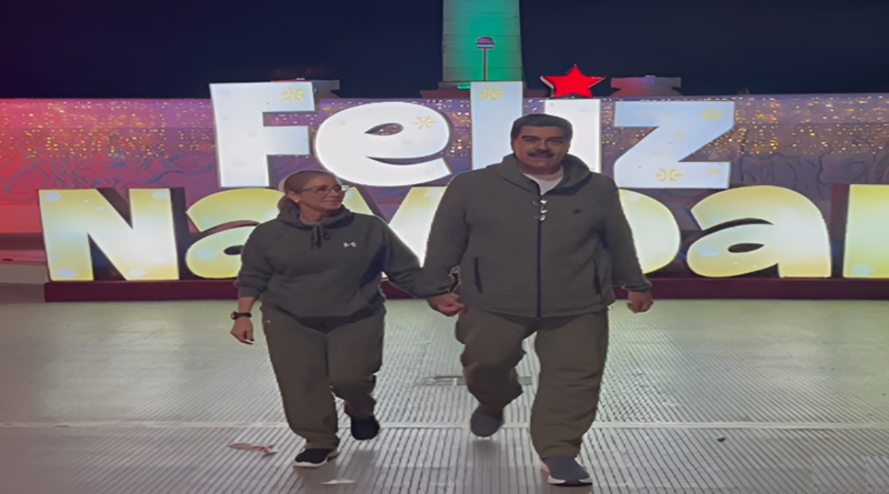 Caraqueños comparten con pareja presidencial en paseo Los Próceres