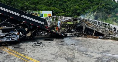 Múltiple accidente de tránsito deja al menos 32 fallecidos en Brasil
