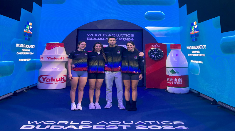 Delegación venezolana de natación destaca en Mundial de Hungría