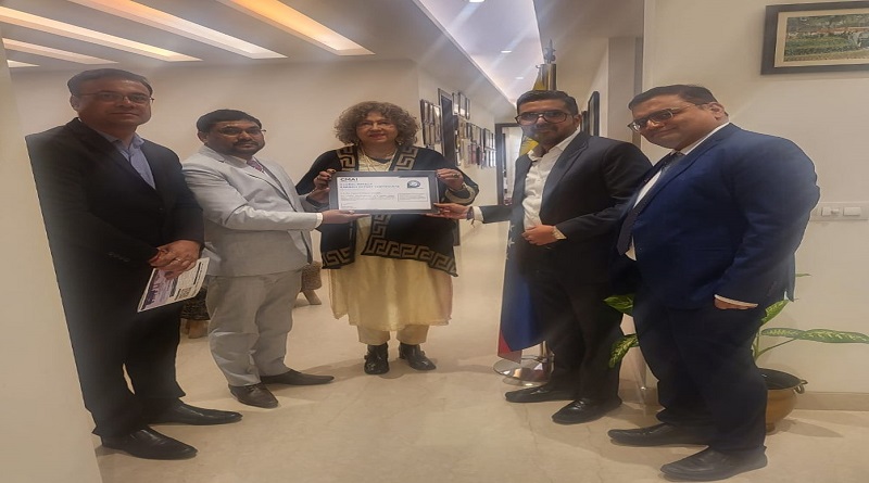 Embajadora Capaya Rodríguez sostuvo encuentro con empresarios de la India