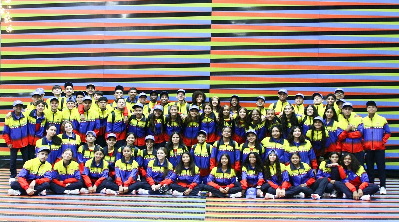 Venezuela arriba a Bucaramanga para los Juegos Suramericanos Escolares