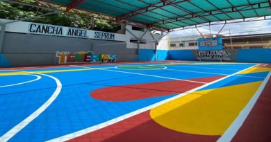 Habitantes de Las Tejerías estrenan cancha deportiva Ángel Seprum