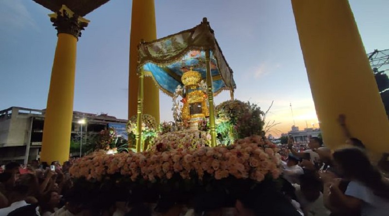 Virgen de la Chinita volvió a su santuario tras culminar procesión de la Aurora