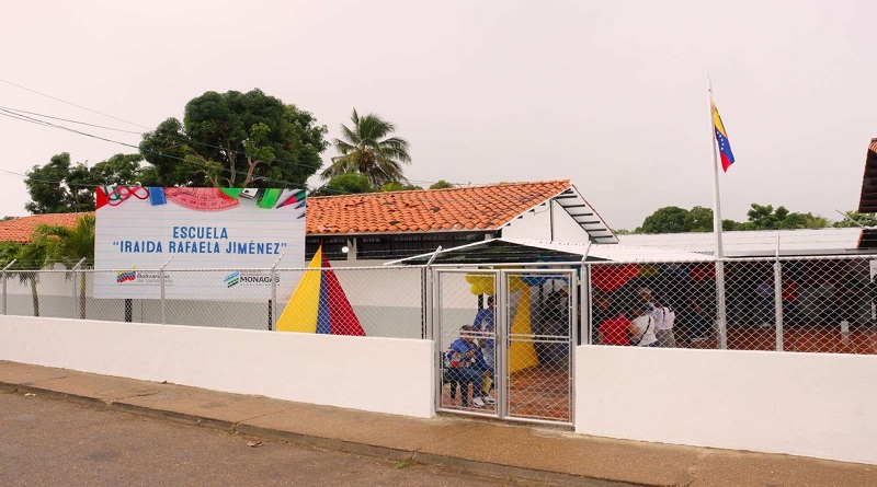 Entregan rehabilitada emblemática escuela “Iraida Rafaela Jiménez” en Maturín