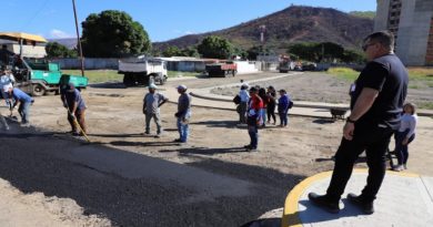 Comunidades de Cagua favorecidas con el Plan Nacional de Asfaltado