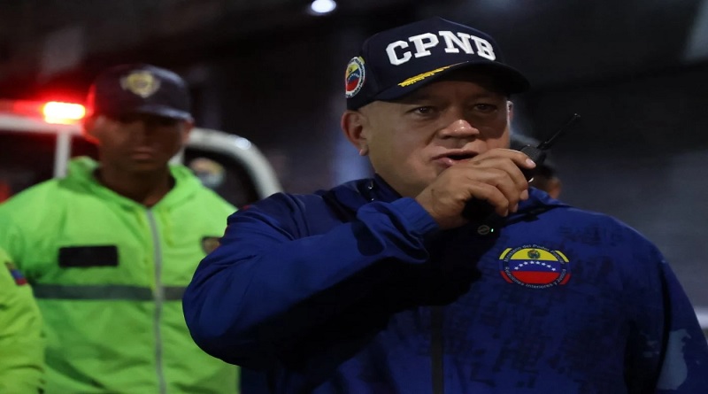 Ministro Diosdado Cabello supervisó puntos de control de seguridad en Caracas