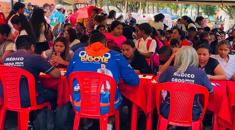 Más de mil atenciones médicas en jornada del 0800-Bigote en Carabobo