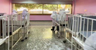Realizan jornada de desinfección al hospital Enrique Tejera y Maternidad del Sur