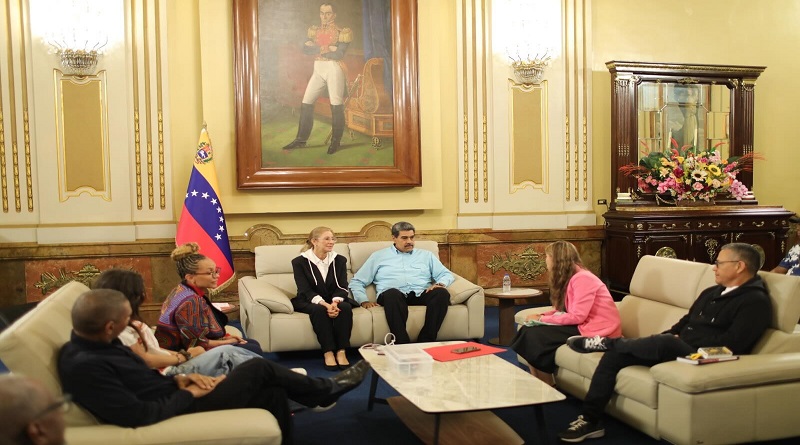 Presidente Maduro se reúne con familiares de Piedad Córdoba