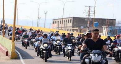 Masiva movilización de motorizados respalda al presidente Maduro el 10-E