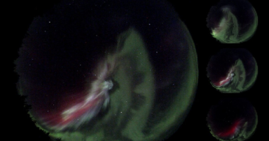 Explican misterio detrás de las manchas blancas de las auroras boreales