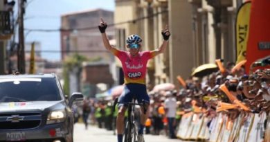Ángel Rivas gana la quinta etapa de la Vuelta al Táchira