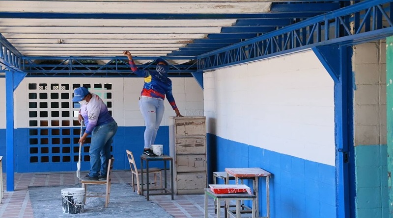 Aragua continúa rehabilitación de escuelas y centros de salud