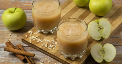 Licuado de avena con manzana verde ayuda a disminuir el estreñimiento