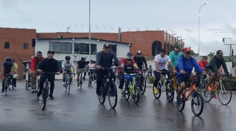 Monagas realizó Gran Bicicletada por la Paz y la Alegría