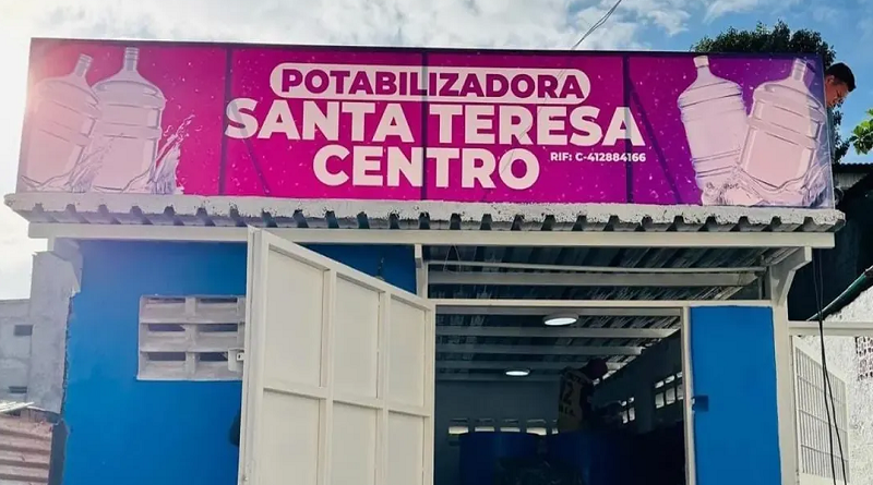 Nueva planta potabilizadora beneficia a 30 comunidades en Miranda