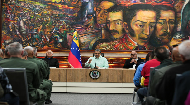 Presidente Maduro lidera reunión con Gabinete Ejecutivo y Alto Mando Militar