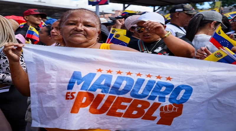 Pueblo caraqueño reafirma apoyo al presidente Maduro para el periodo 2025-2031