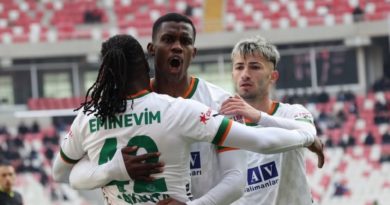 Sergio Córdova marca su sexto gol con el Alanyaspor  de Turquía
