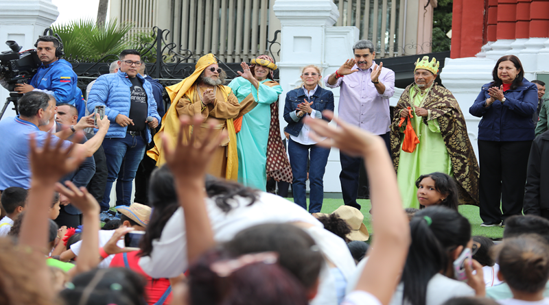 Jefe de Estado: Bendiciones y Paz para Venezuela traen los Reyes Magos