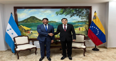 Autoridades de Venezuela y Honduras revisan el mapa de cooperación binacional