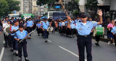 “Convocamos a nuestro pueblo el día de mañana, sábado, 4 de enero, al Gran Espectáculo de las Bandas Marciales, que se llevará a cabo en la avenida Urdaneta.